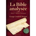 La Bible analysée, vol. 3 : Matthieu-Apocalypse (pdf)